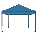 HEAVY-DUTY TAILGATE TENT